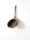 antique hammered copper pan
