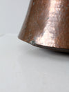 antique copper cauldron