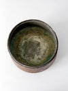 antique copper cauldron