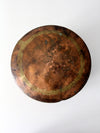 antique copper cauldron