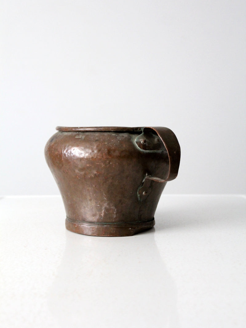 antique copper jug pot