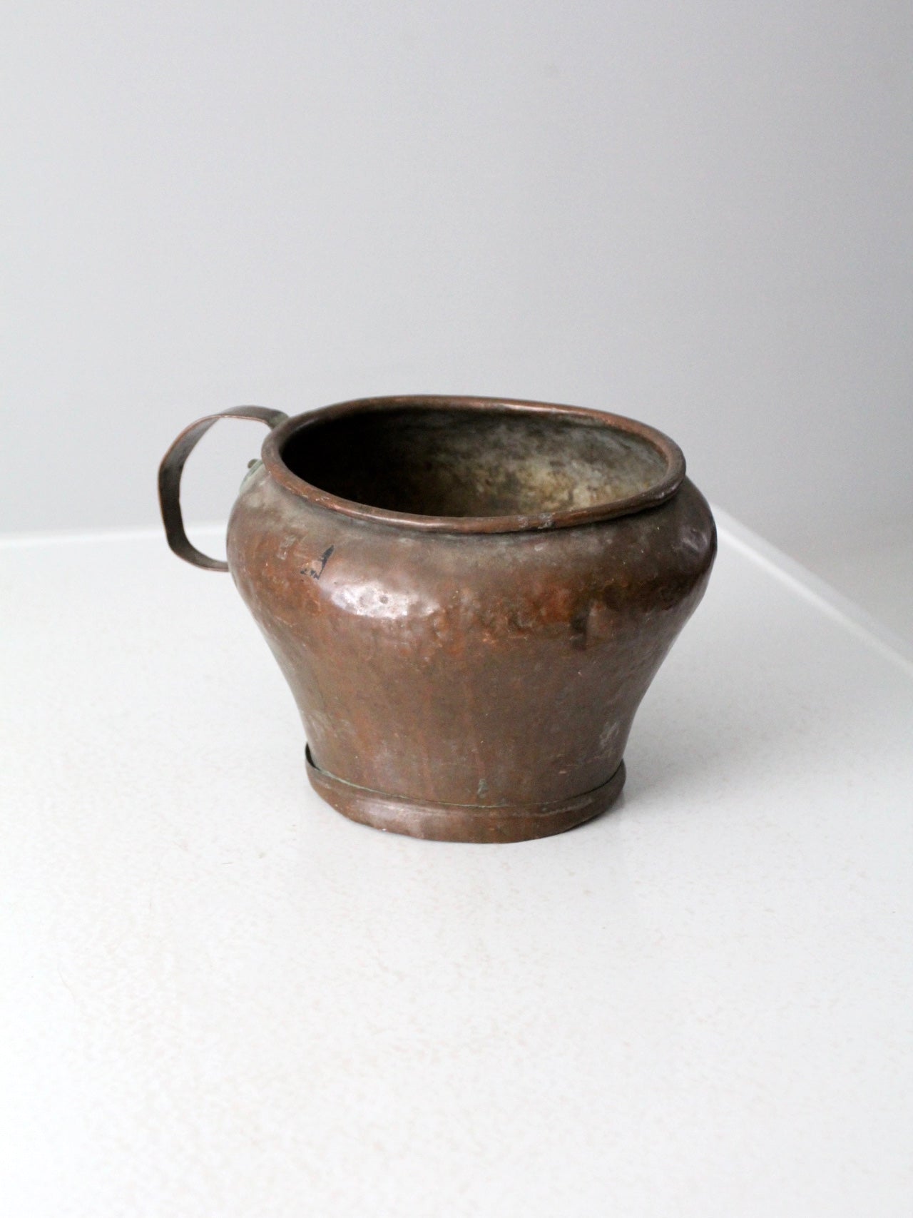 antique copper jug pot