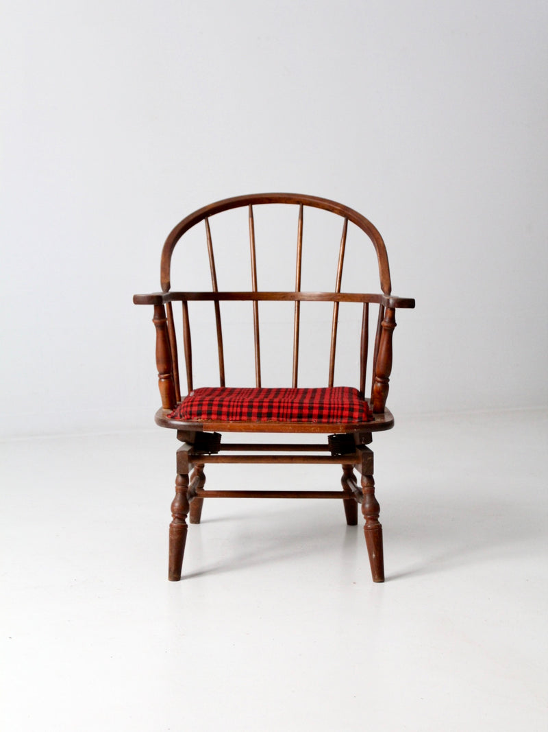 antique Windsor chair with rocking seat