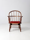 antique Windsor chair with rocking seat