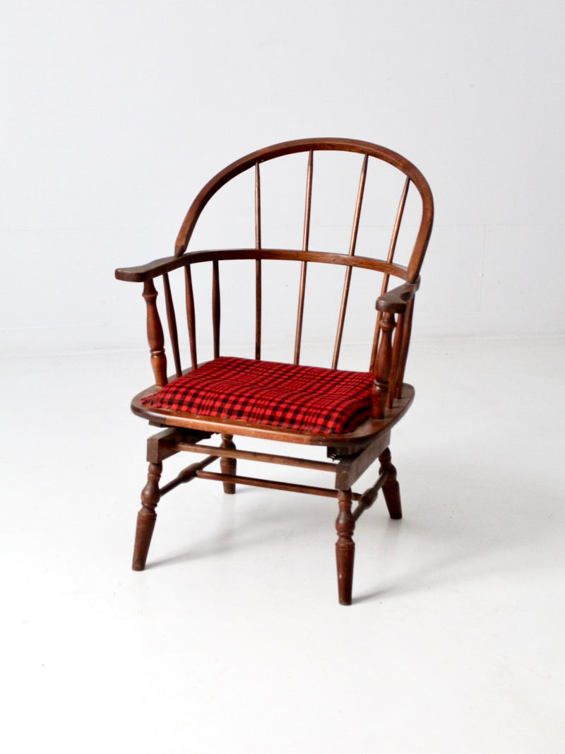 antique Windsor chair with rocking seat