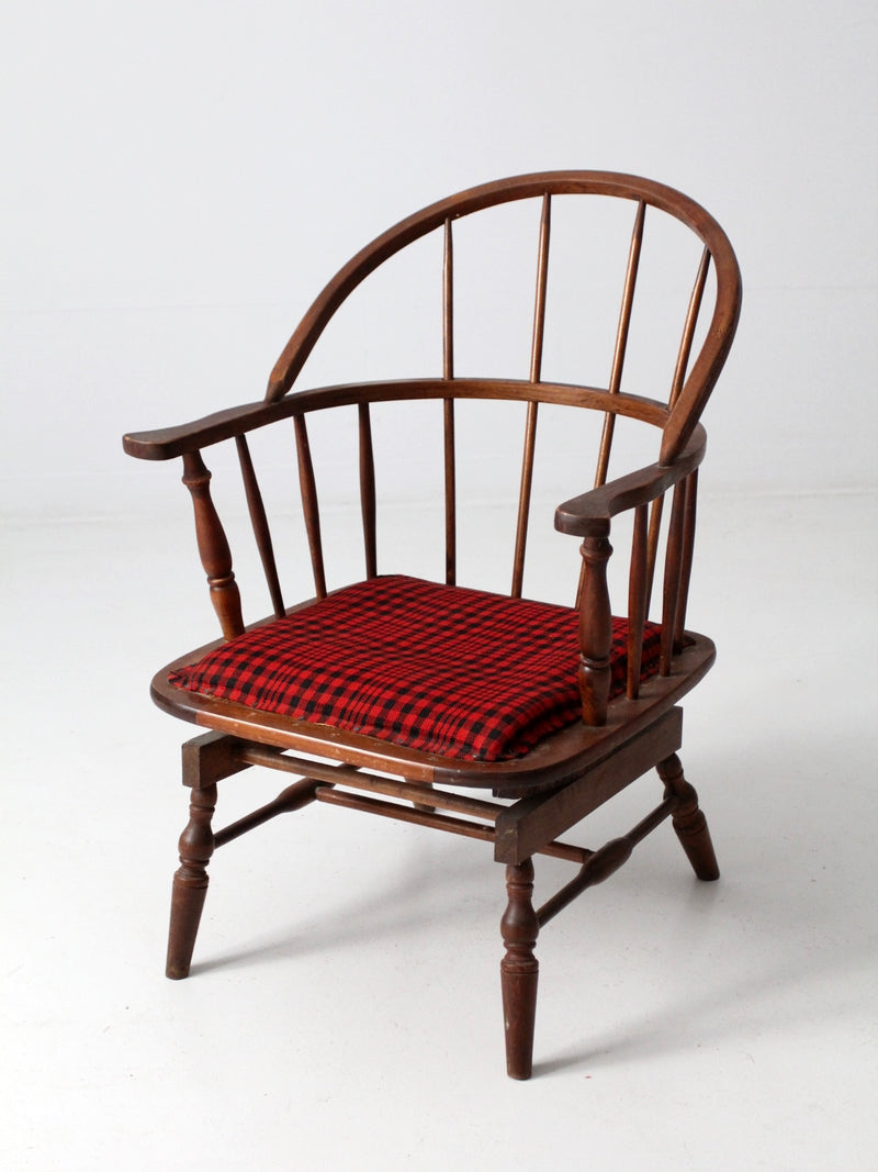 antique Windsor chair with rocking seat