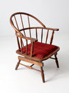 antique Windsor chair with rocking seat