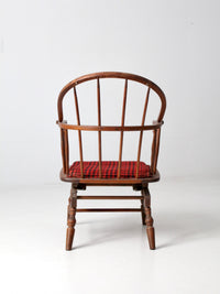 antique Windsor chair with rocking seat