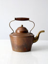 vintage Tagus copper teapot
