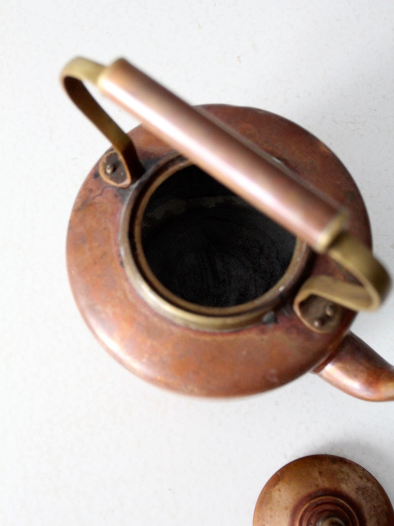 vintage copper teapot