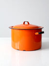 mid-century enamelware pot