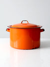 mid-century enamelware pot