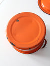 mid-century enamelware pot