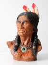 vintage V. Kendrick Native American bust