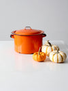 mid-century enamelware pot