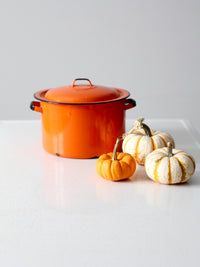 mid-century enamelware pot