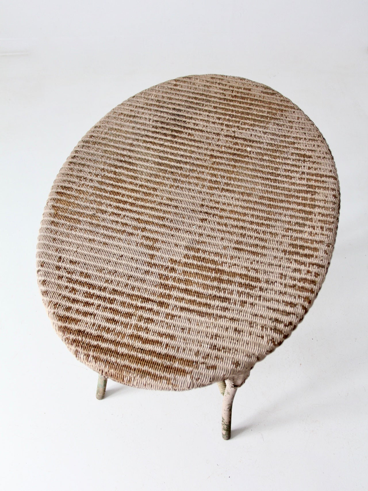 antique wicker table