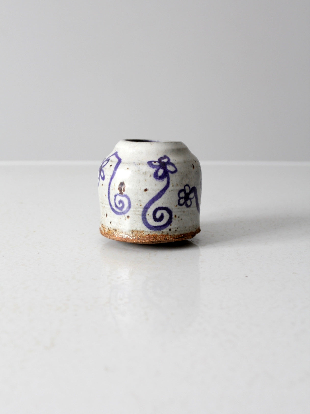 vintage Asian floral vase