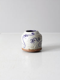 vintage Asian floral vase