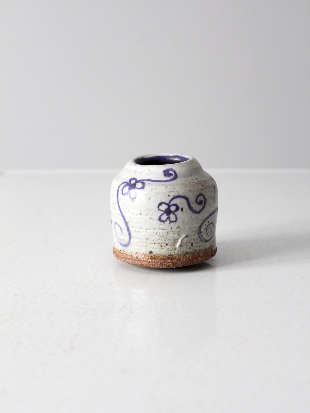 vintage Asian floral vase