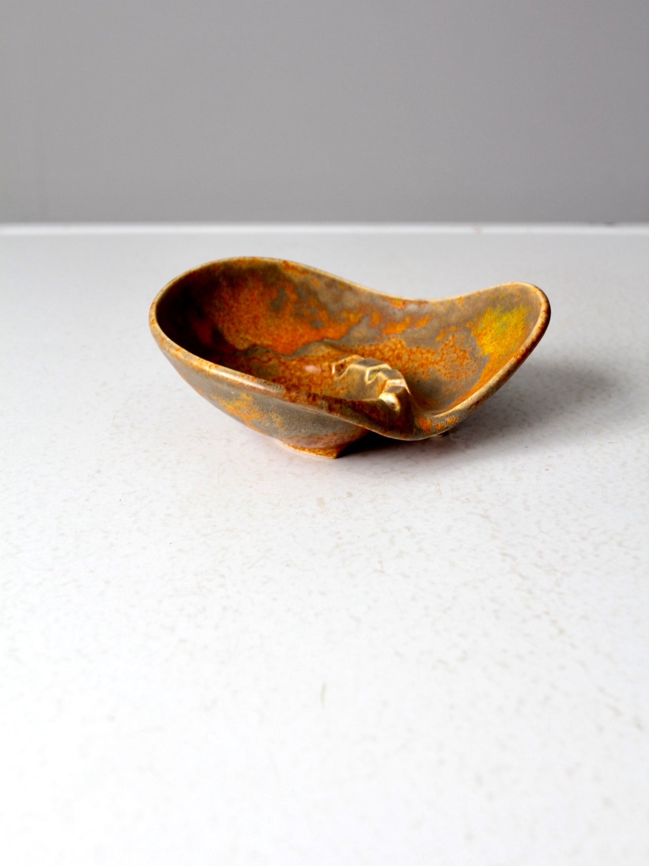 mid-century Haeger pottery ashtray