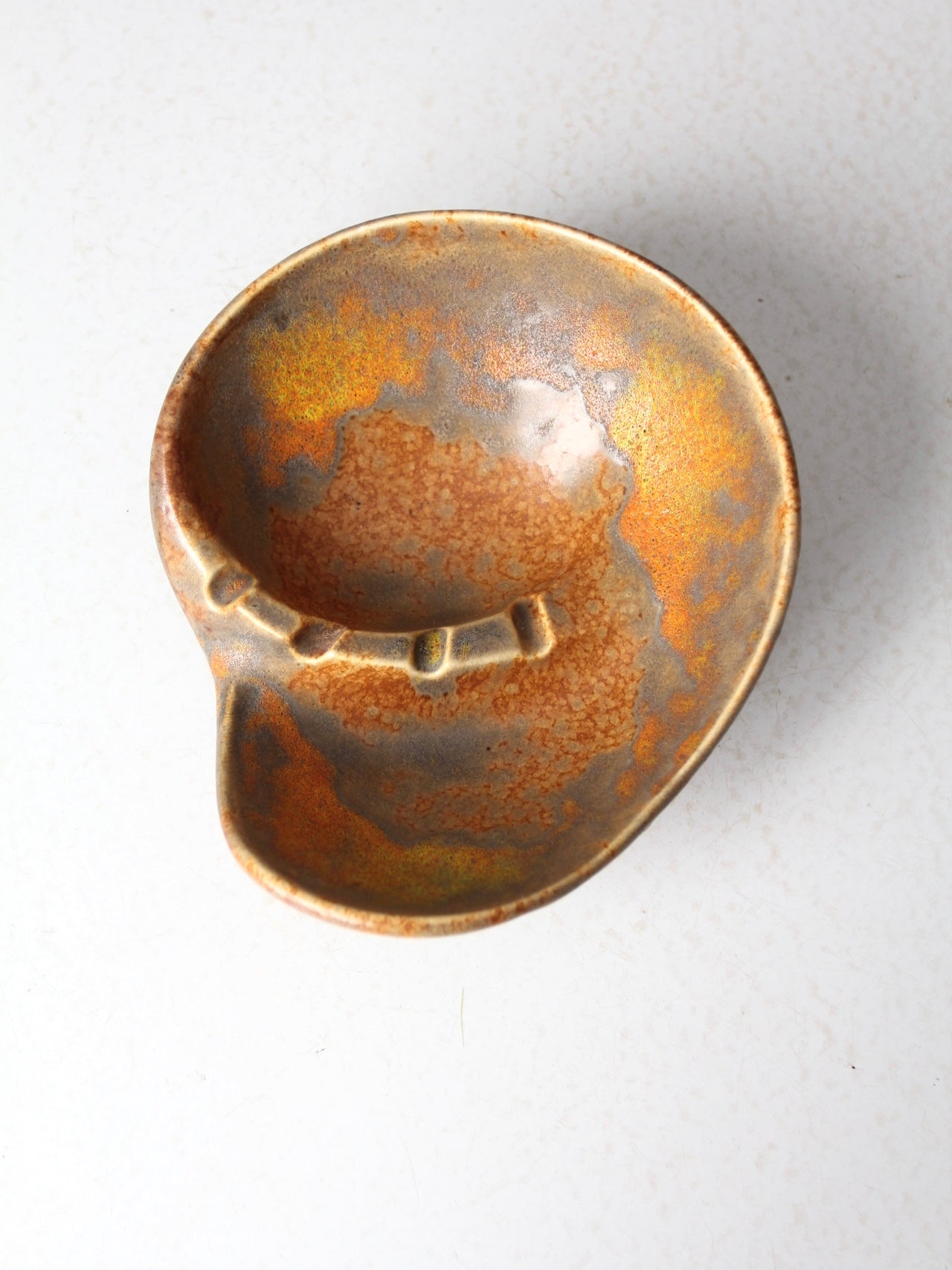 mid-century Haeger pottery ashtray