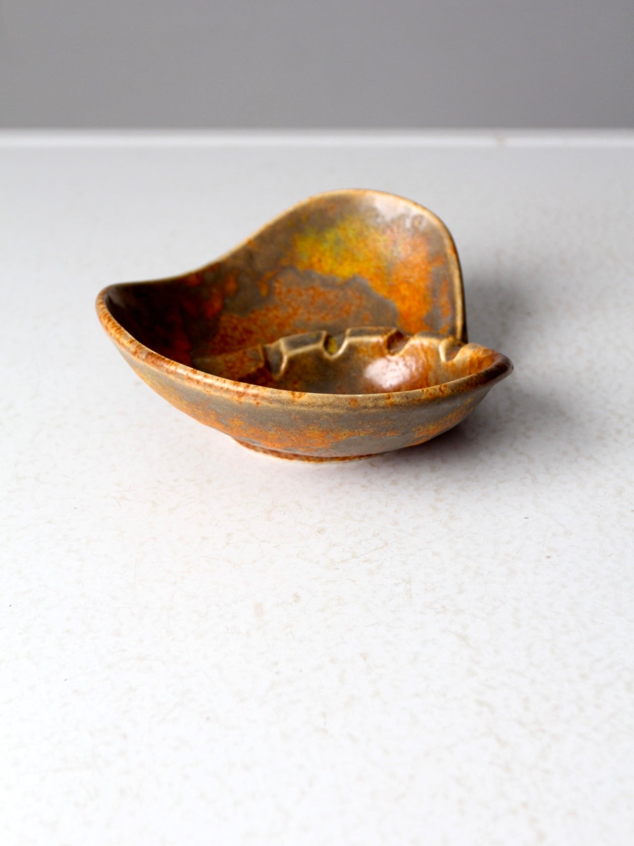 mid-century Haeger pottery ashtray