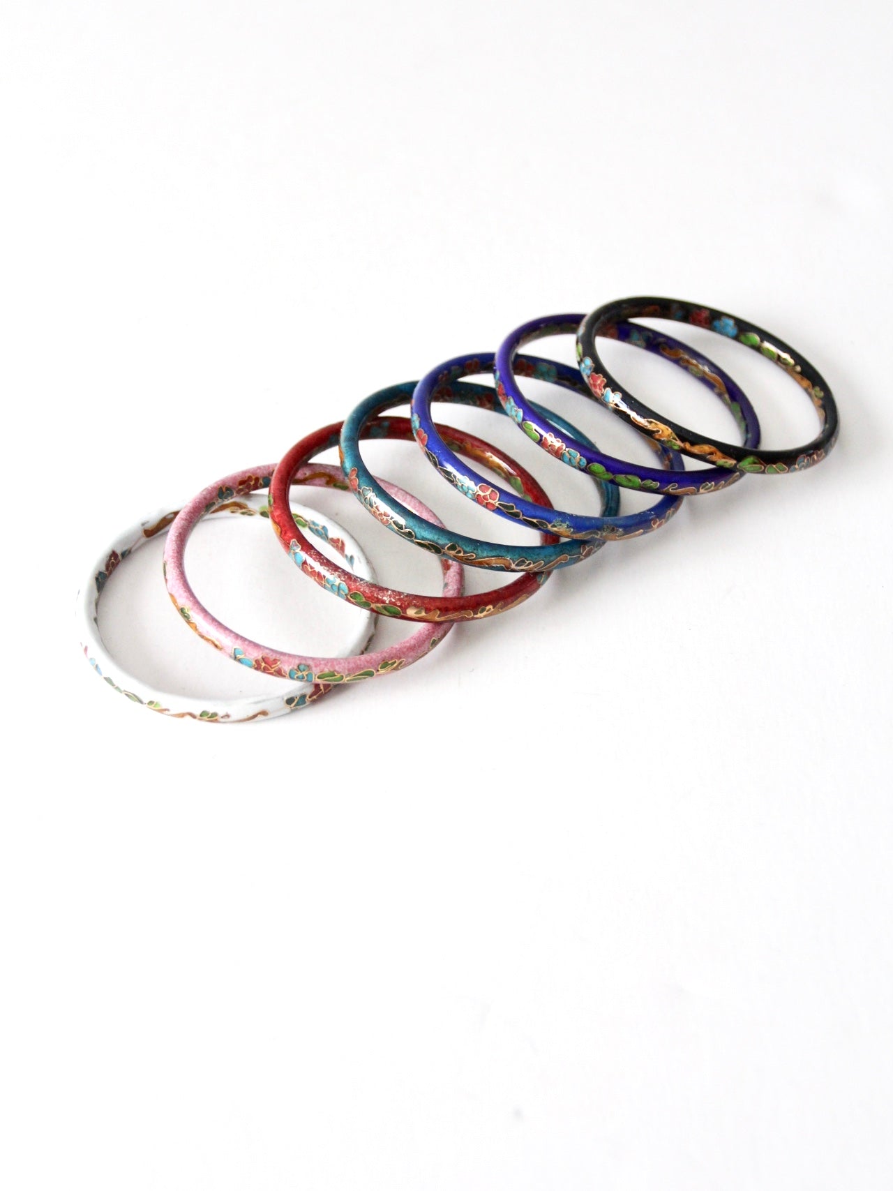 vintage cloisonne bangle collection 86 Vintage