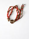 vintage boho beaded bracelet
