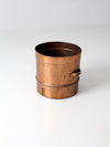 antique copper sieve pot