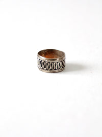 vintage wide band ring