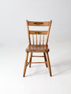 antique primitive chair with painted back