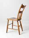 antique primitive chair with painted back