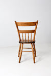 antique primitive chair with painted back