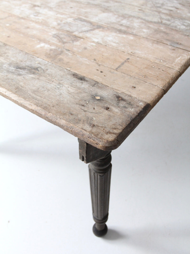 antique farmhouse table