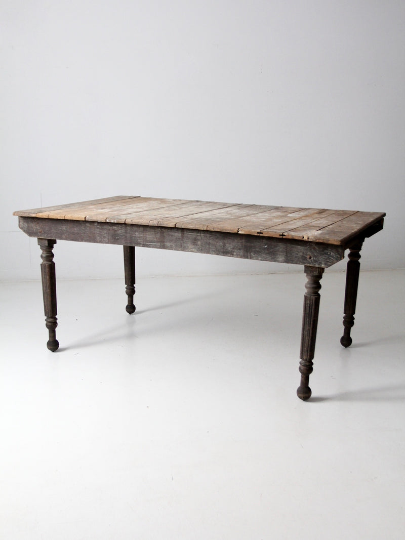 antique farmhouse table