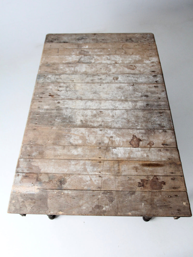 antique farmhouse table