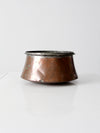 antique copper cauldron