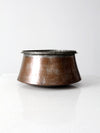 antique copper cauldron