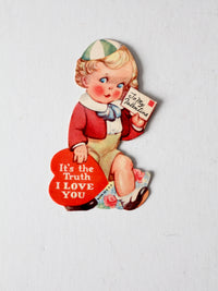 vintage Valentine's Day card circa 1930s
