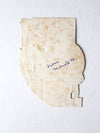vintage Valentine's Day embossed card circa 1920s