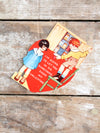 vintage Valentine's Day embossed card circa 1920s