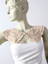 antique lace crotchet collar