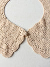 antique lace crotchet collar