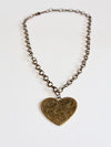 vintage heart pendant necklace