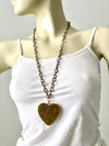 vintage heart pendant necklace