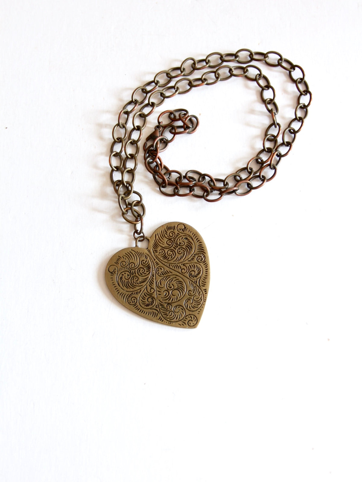 vintage heart pendant necklace – 86 Vintage