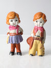 vintage cowboy & cowgirl figurines