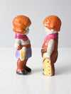 vintage cowboy & cowgirl figurines