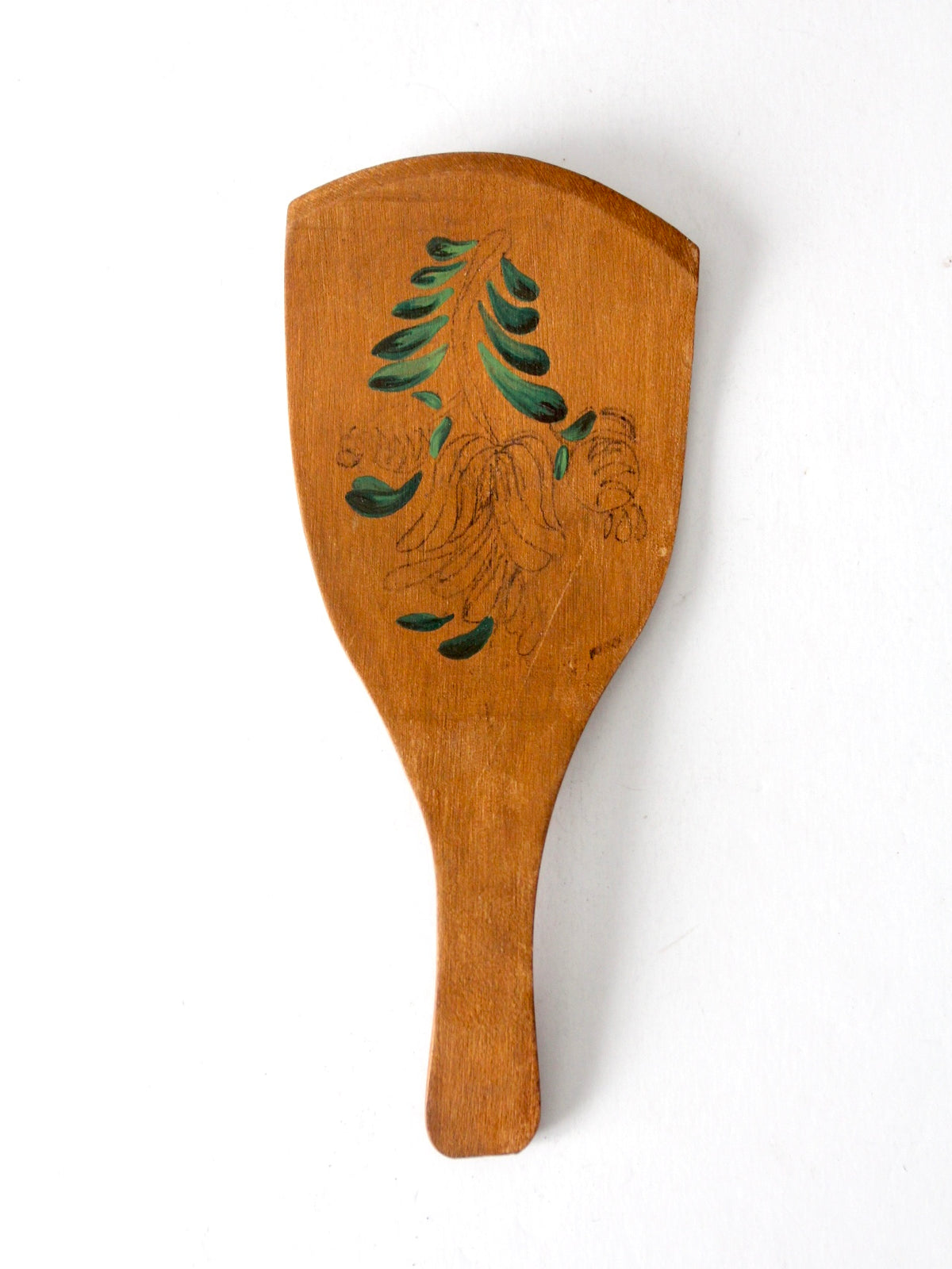 antique primitive butter paddle